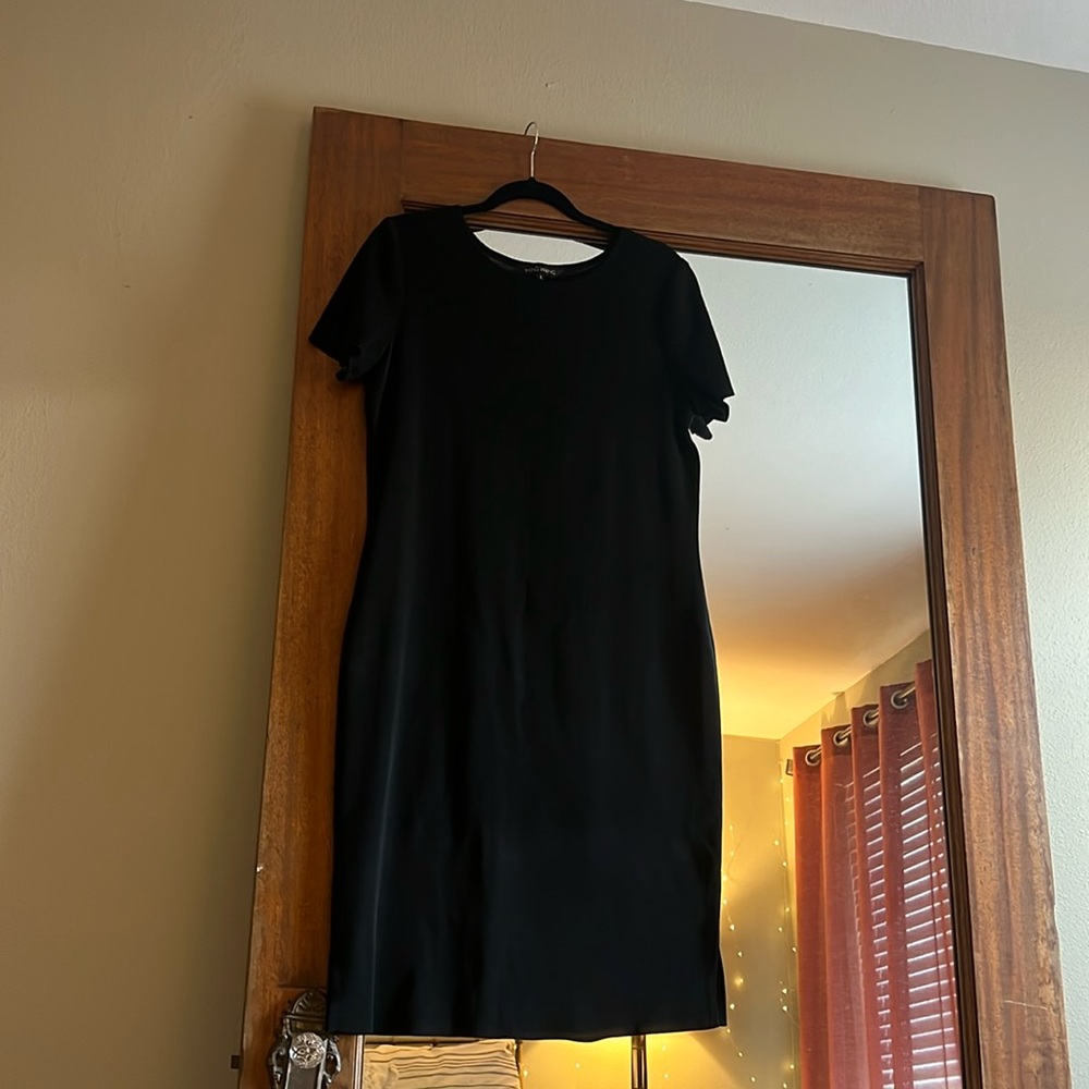 Ming Wang basic black dress